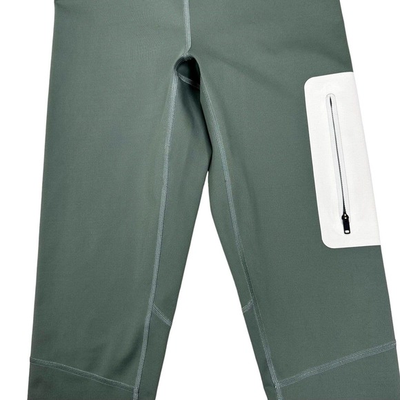 The North Face Paramount Leggings Women’s Size Small High Rise Green Pocket - Picture 4 of 16